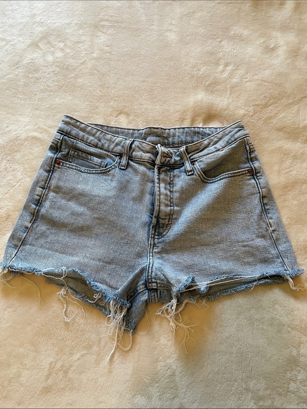 Old Navy Light Blue Denim Cutoff Shorts